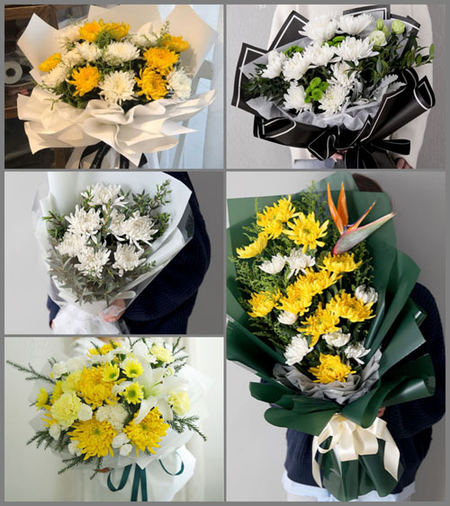 浙江省台州仙居县溪港乡白事花束代送